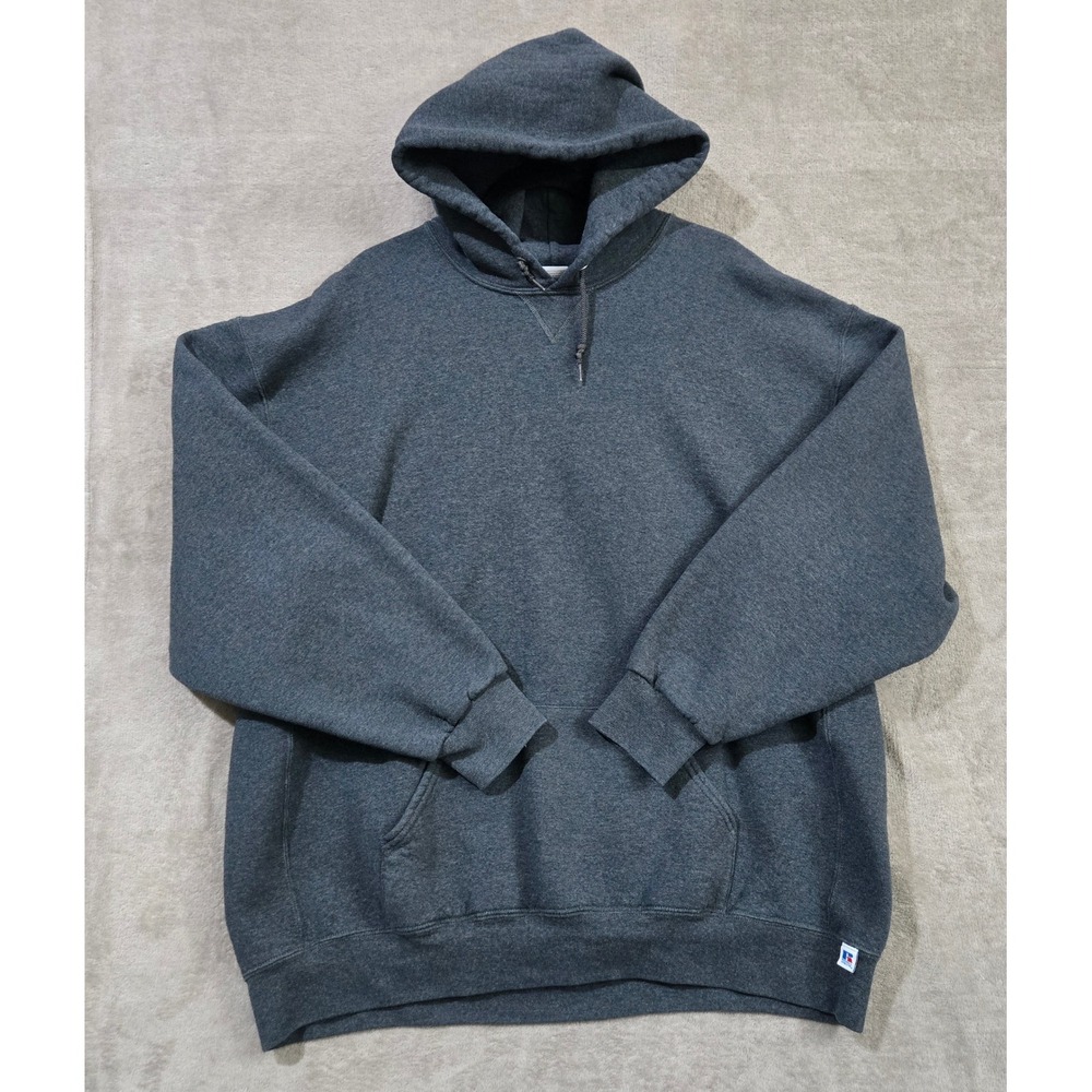 Russell Athletic Hoodie Mens 3X Fleece Pullover Sweatshirt Oversized Heavyweight